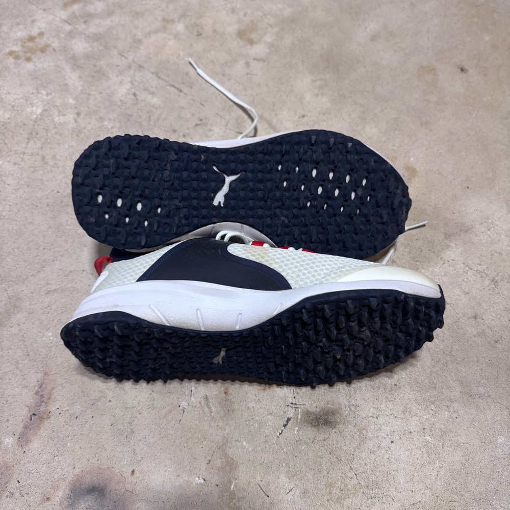 Puma Men’s Golf Shoes - worn once - White and Red - spikeless 8.5 - Picture 5 of 6